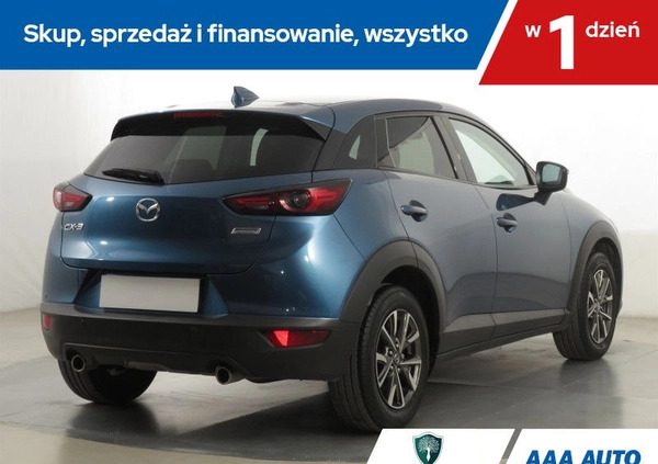 Mazda CX-3 cena 75000 przebieg: 75296, rok produkcji 2018 z Ślesin małe 211